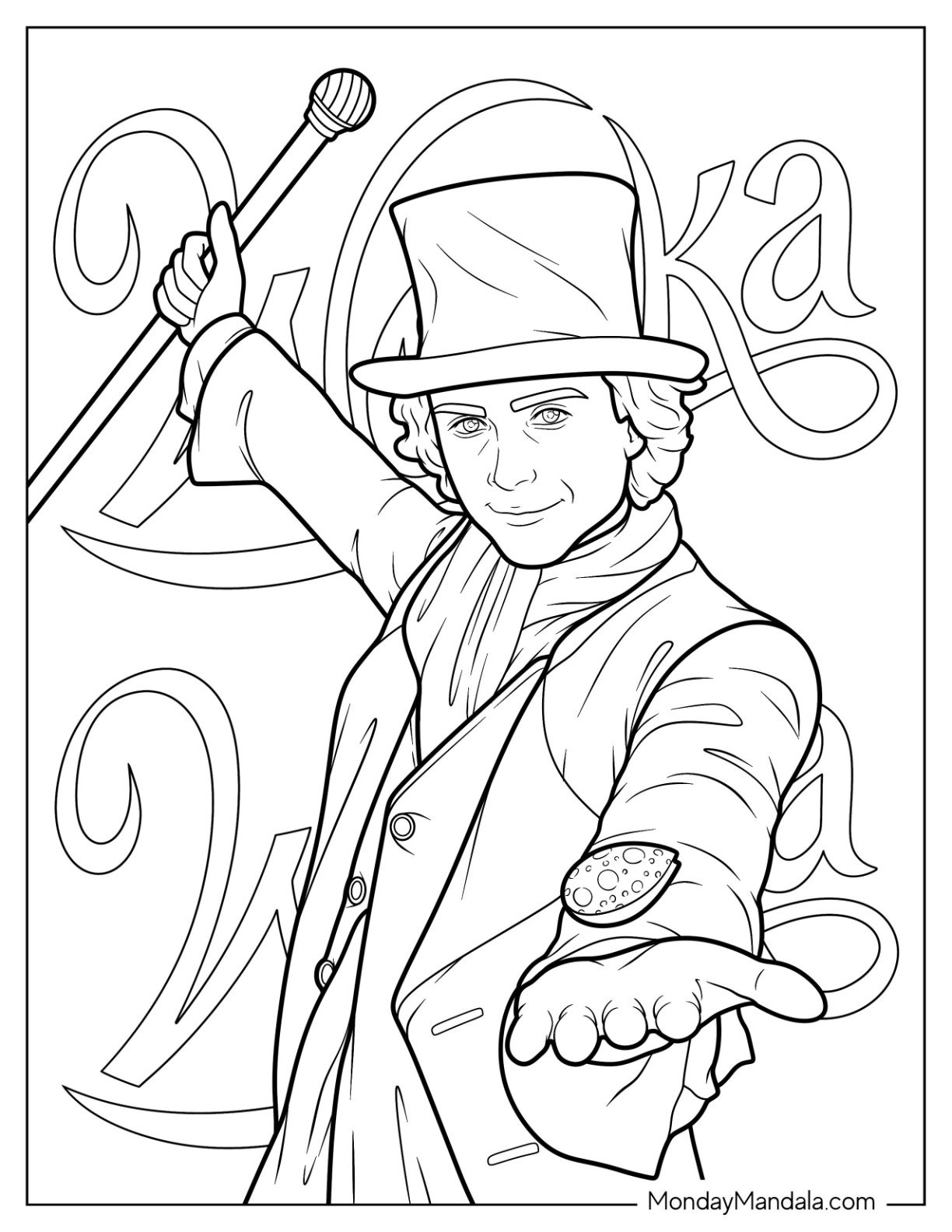 18 Willy Wonka Coloring Pages Free PDF Printables