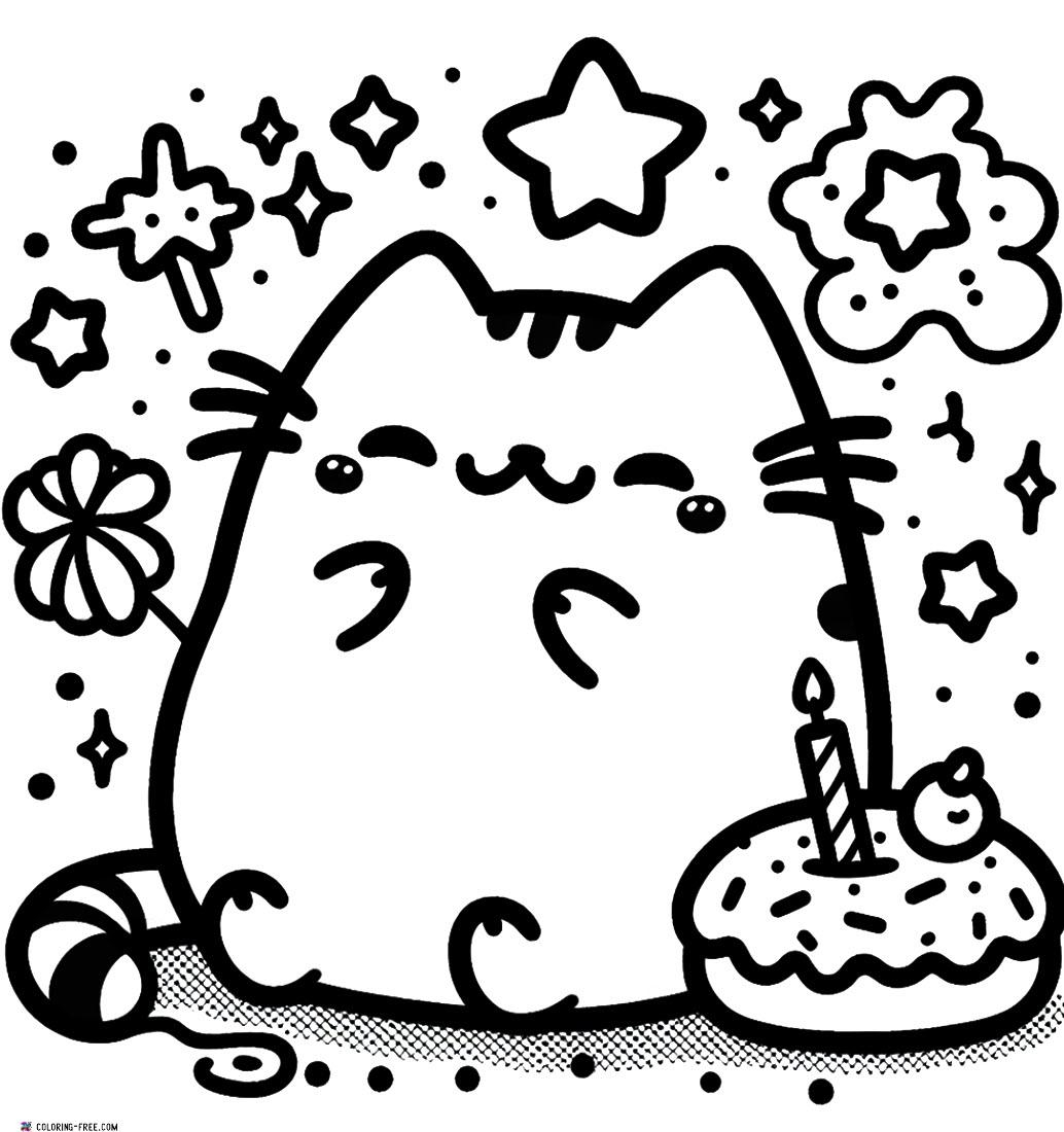 pusheen coloring pages pusheen coloring pages