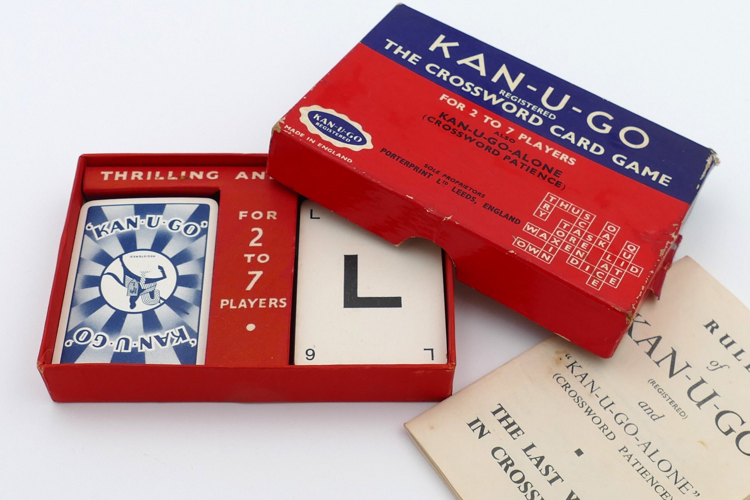 1934 Kan u go The Crossword Card Game England Original Box Complete Etsy 1934 Kan u go The Crossword Card Game England Original Box Complete Etsy