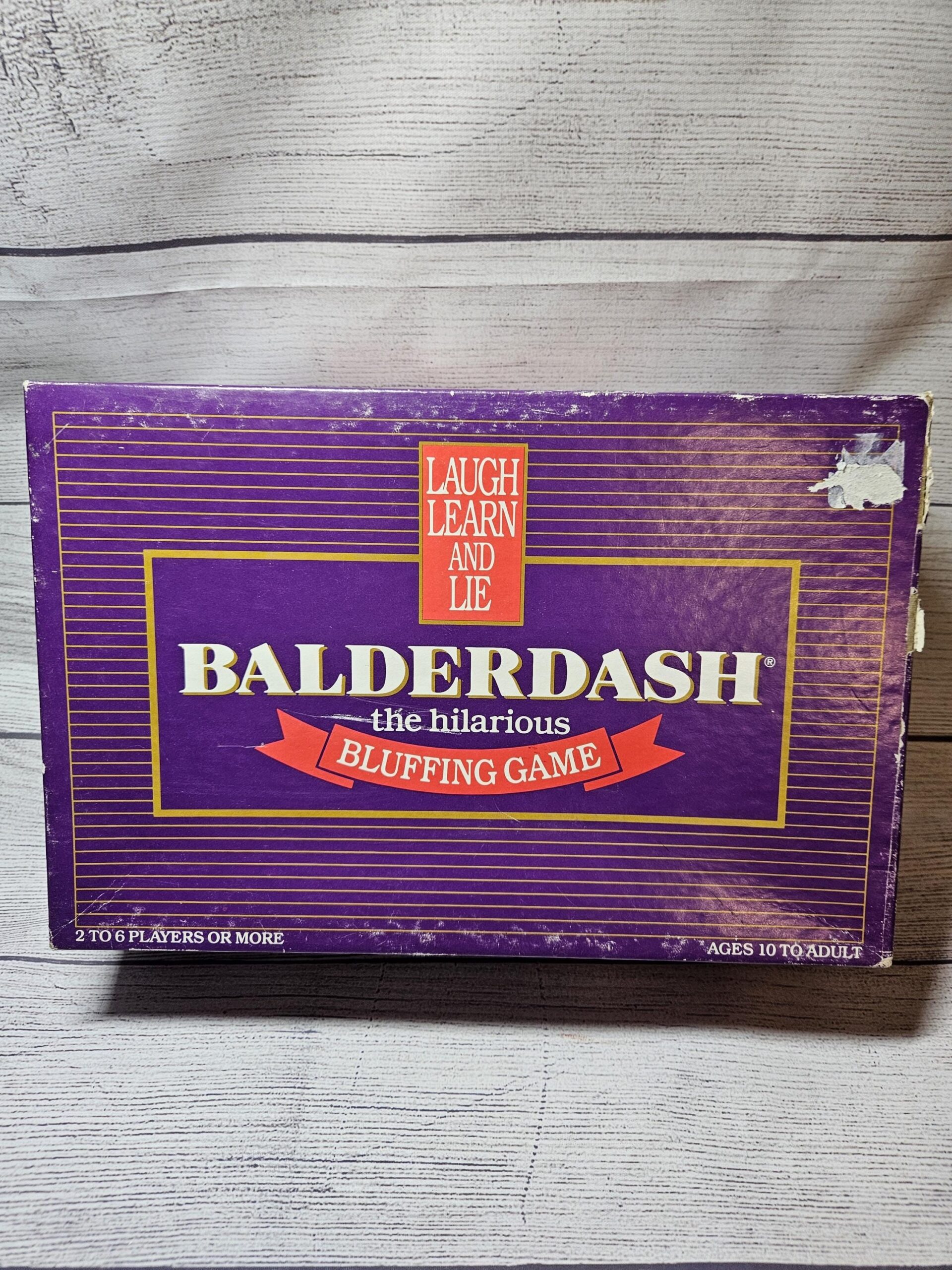 1984 Original BALDERDASH Hilarious Bluffing Family Board Game COMPLETE Etsy