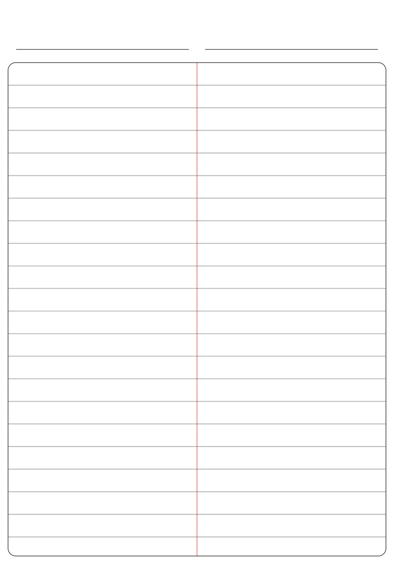 2 Column List Notability Gallery