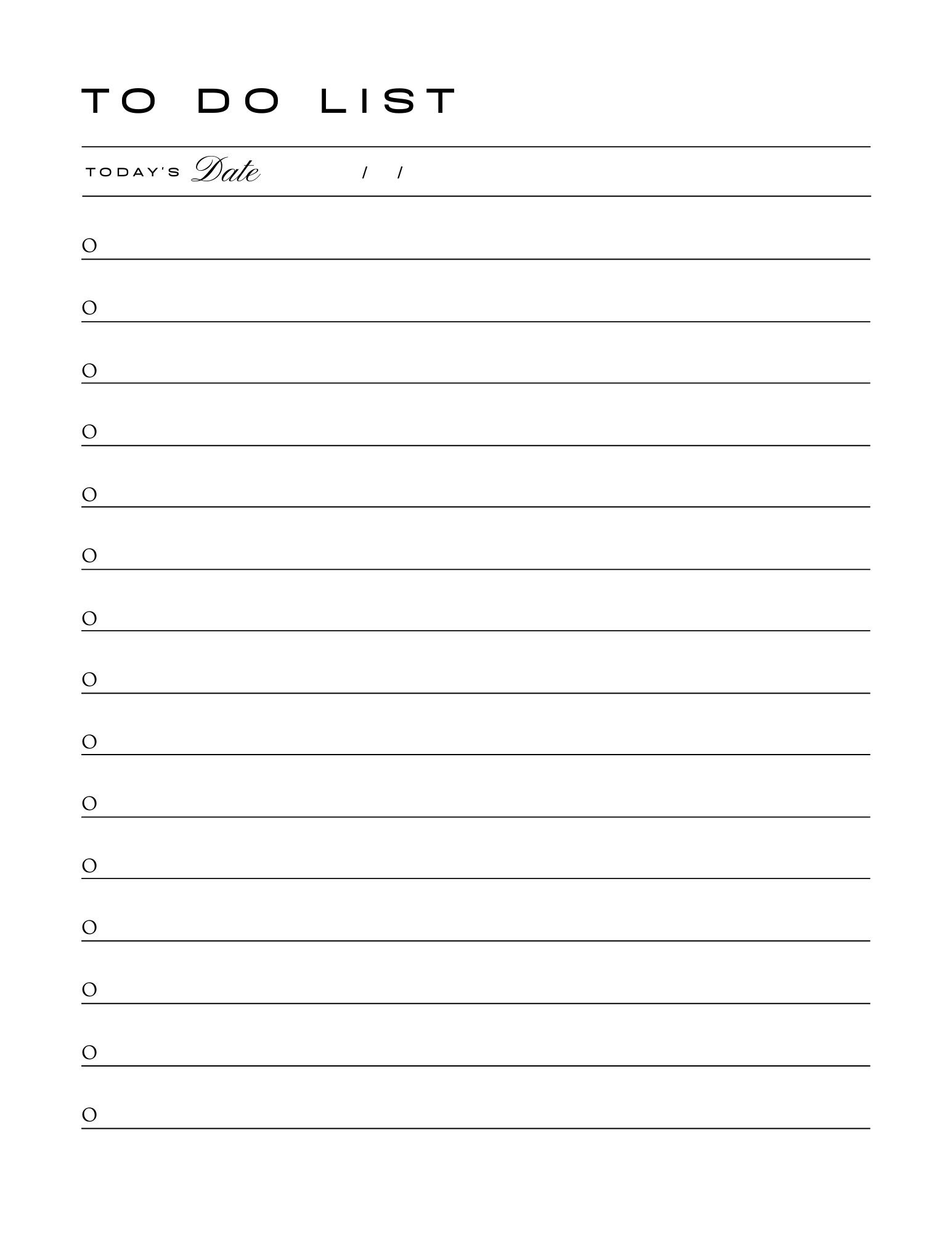 2 Column To Do List Etsy