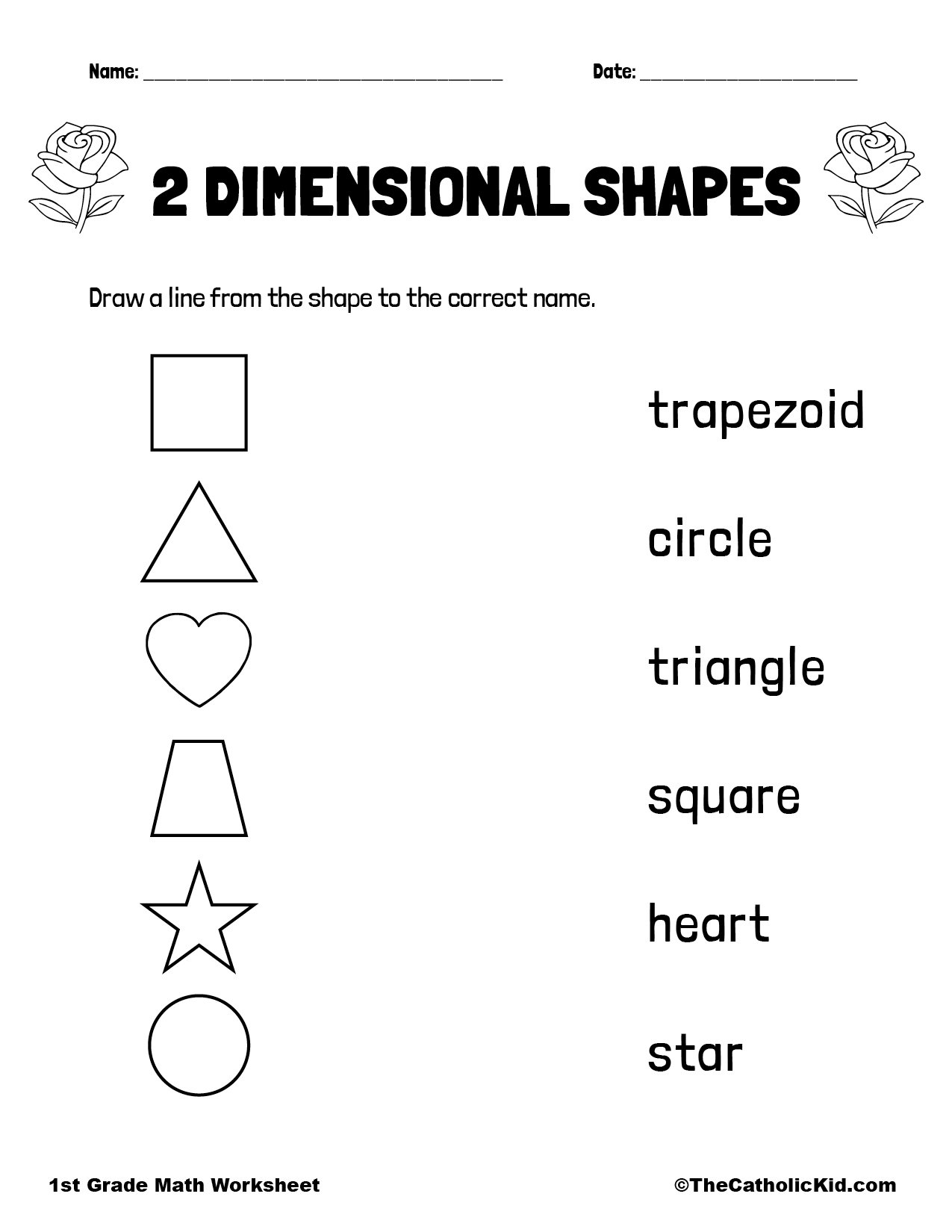 2 Dimensional Shapes TheCatholicKid