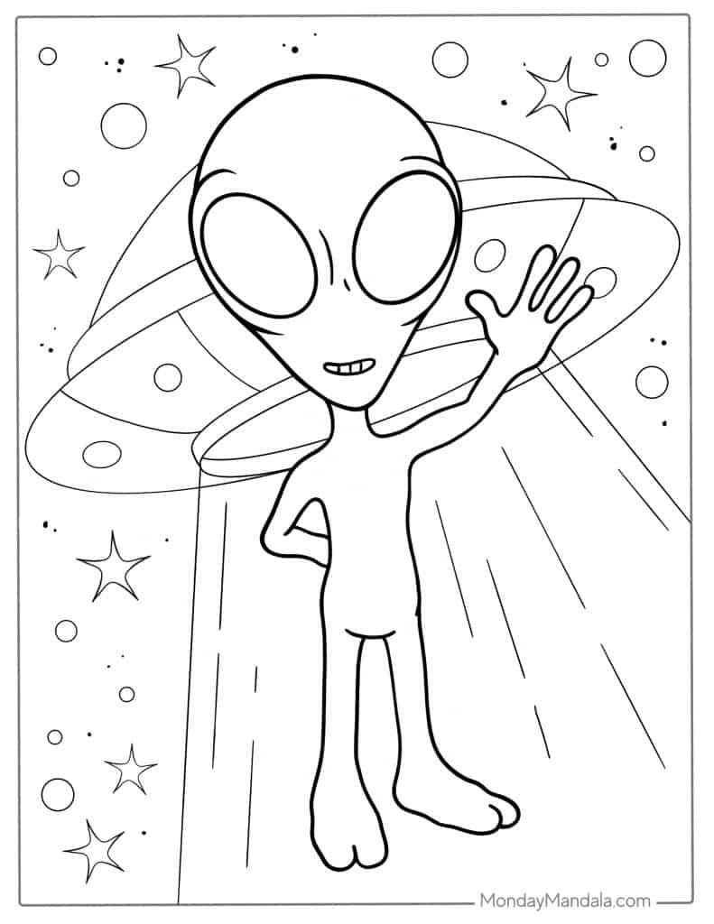 20 Alien Coloring Pages Free PDF Printables 20 Alien Coloring Pages Free PDF Printables