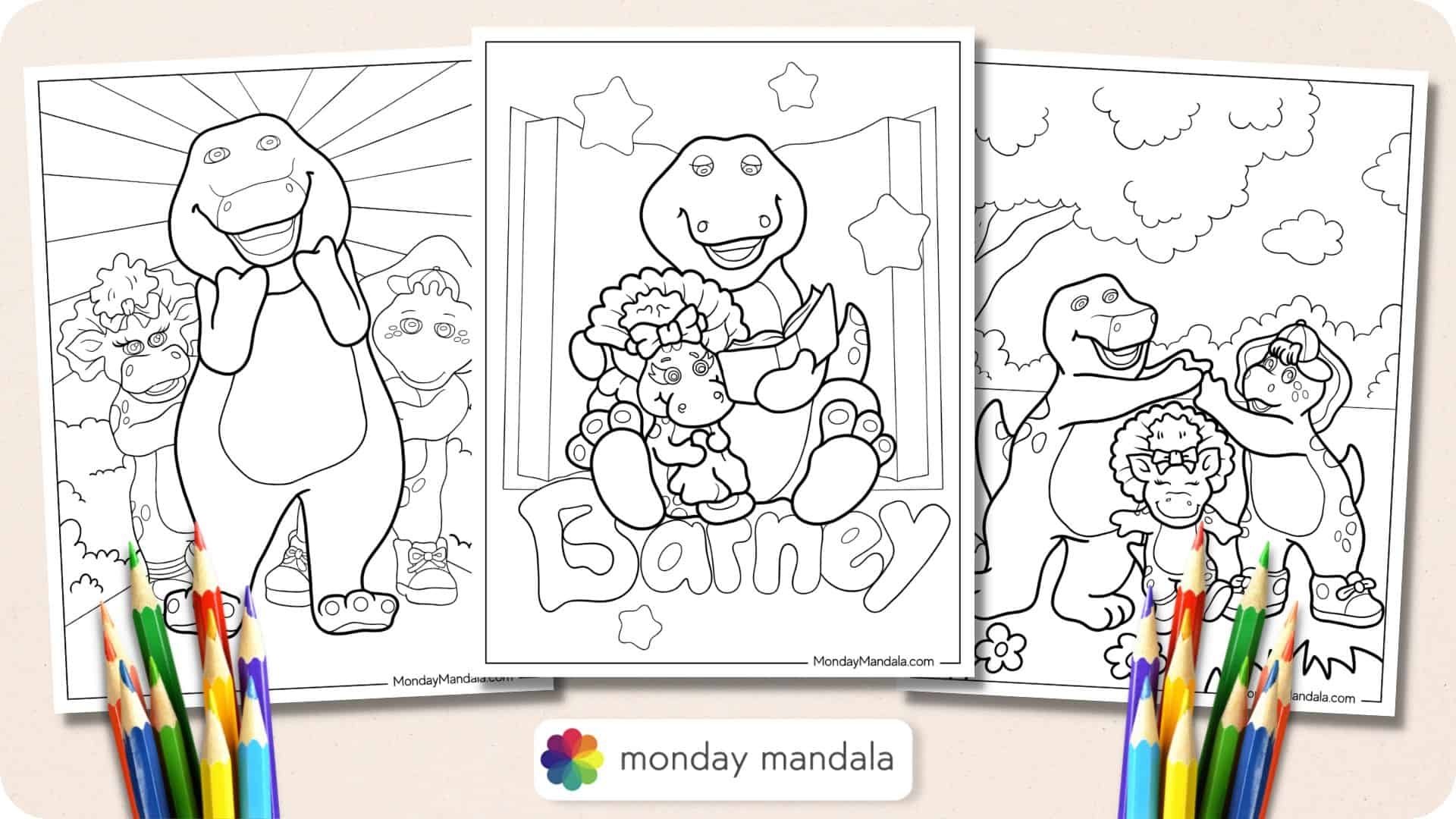 20 Barney Coloring Pages Free PDF Printables 20 Barney Coloring Pages Free PDF Printables