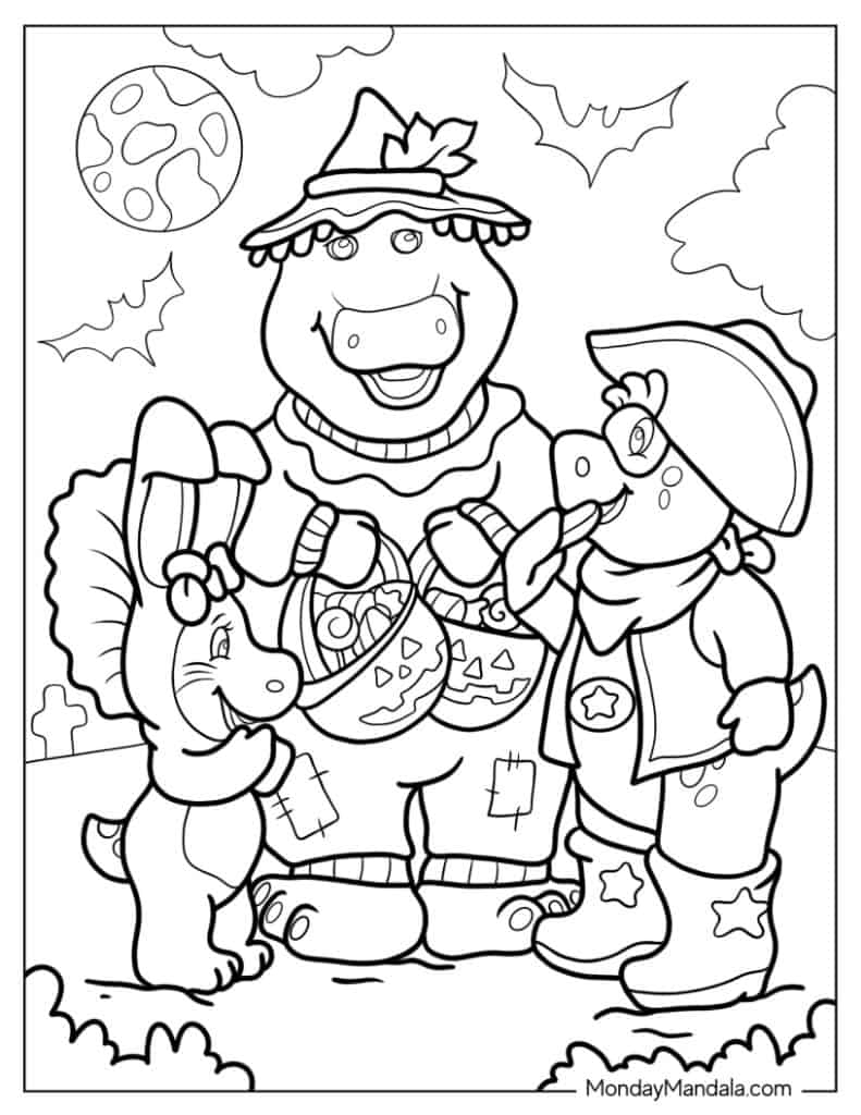 barney and friends coloring pages barney and friends coloring pages