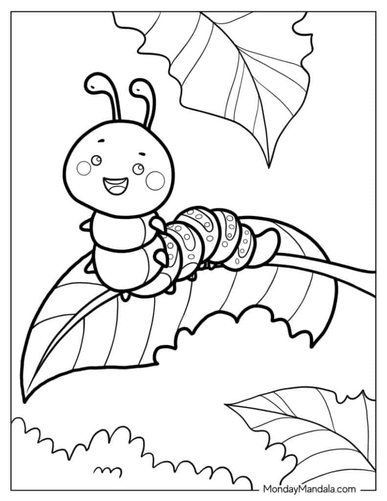20 Caterpillar Coloring Pages Free PDF Printables 20 Caterpillar Coloring Pages Free PDF Printables