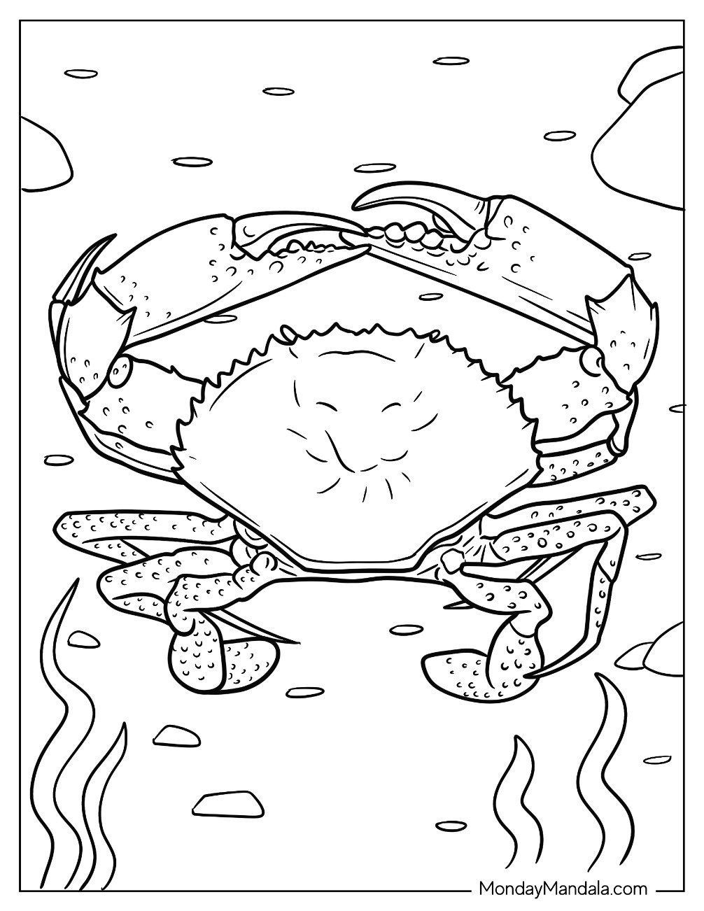 crab color pages