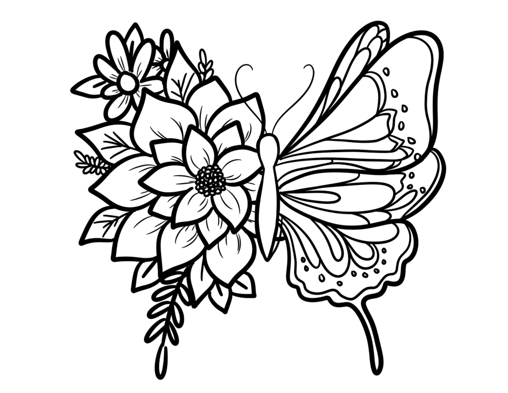 20 Free Printable Butterfly Coloring Pages Happiness Is Homemade