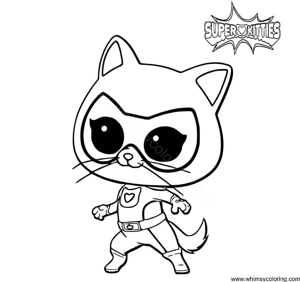 20 Free Printable SuperKitties Coloring Pages Whimsy Coloring
