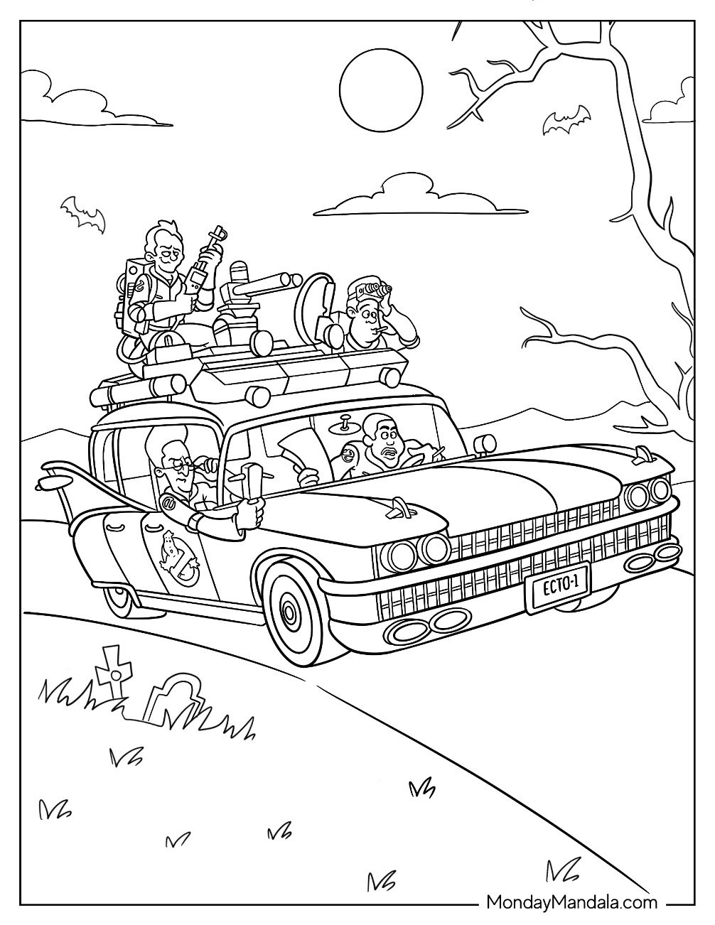 20 Ghostbusters Coloring Pages Free PDF Printables 