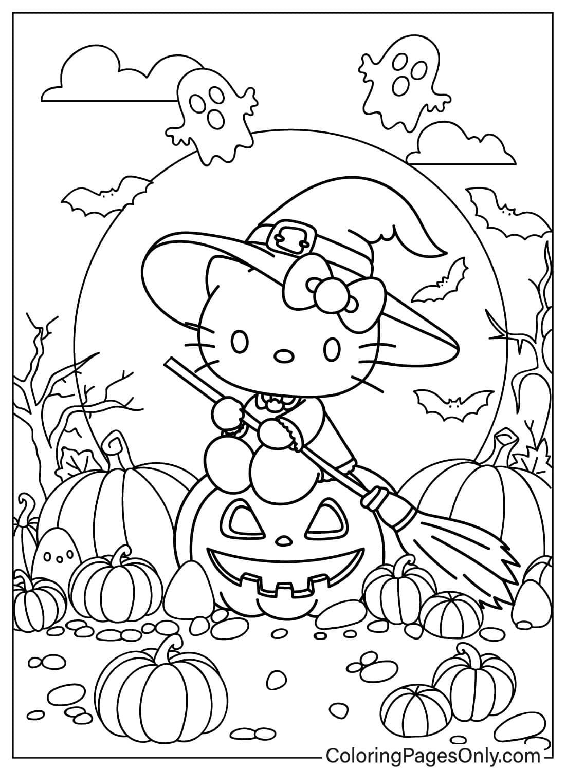hello kitty coloring pages halloween hello kitty coloring pages halloween