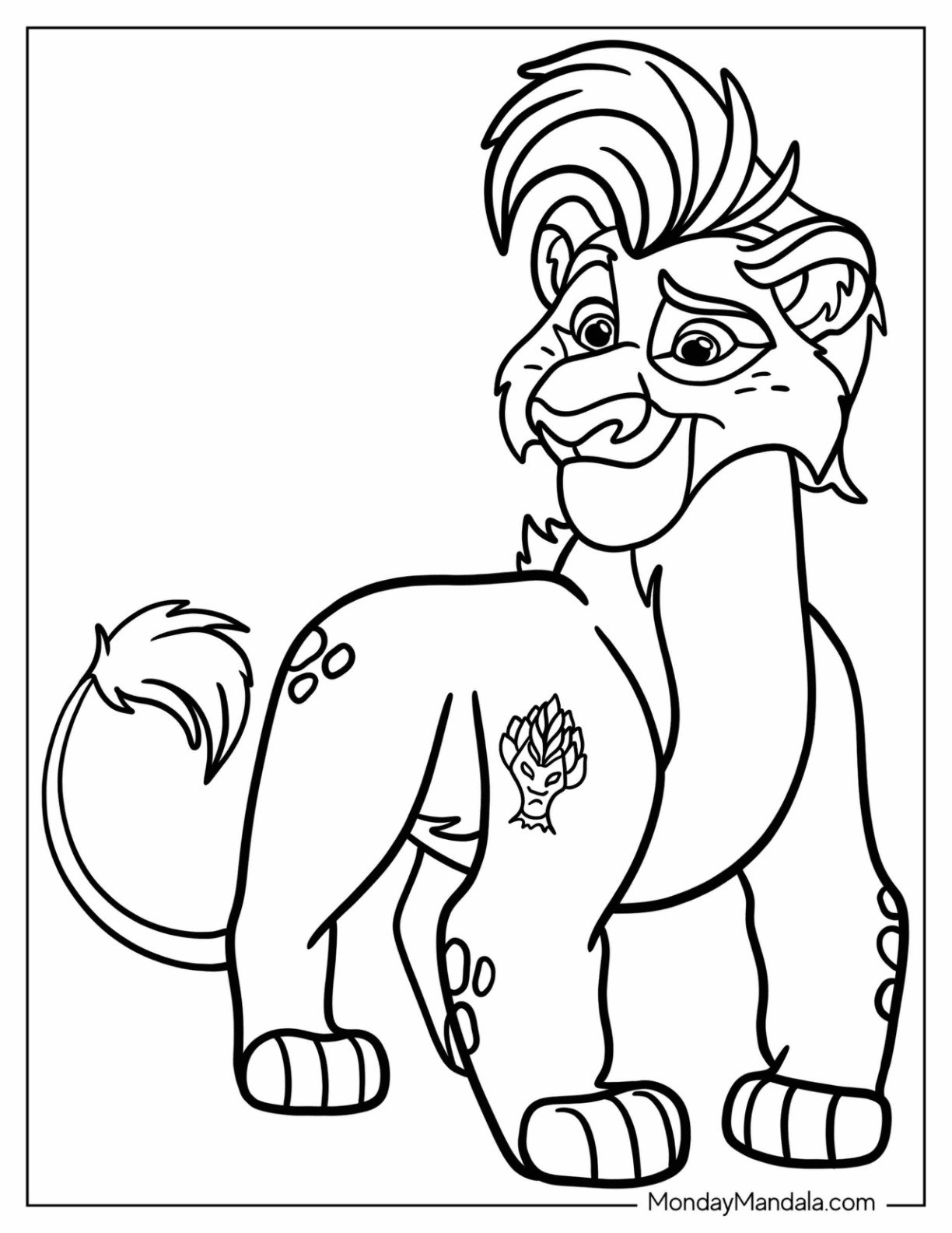 20 Lion Guard Coloring Pages Free PDF Printables 