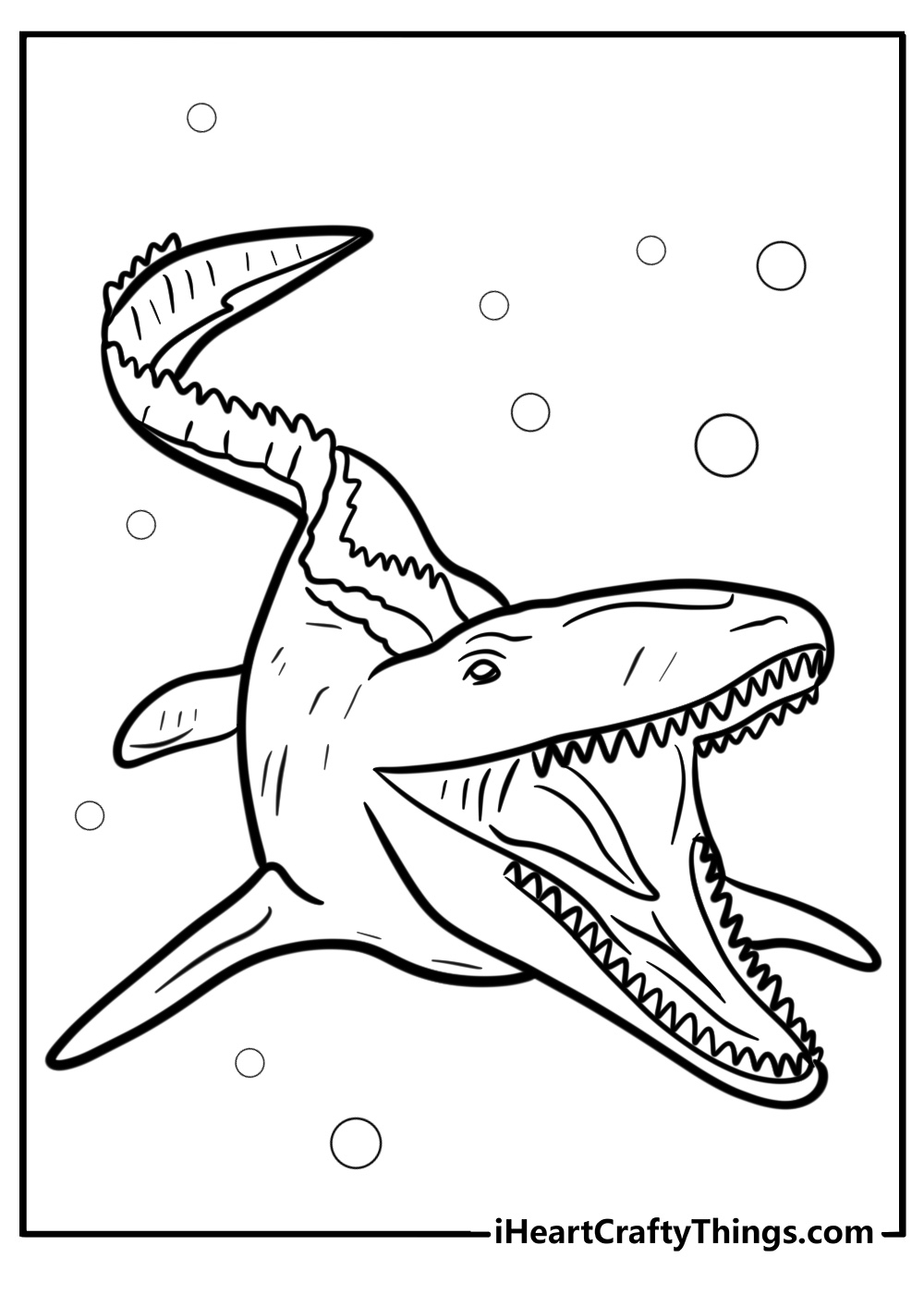 20 New Mosasaurus Coloring Pages 100 Free To Print 