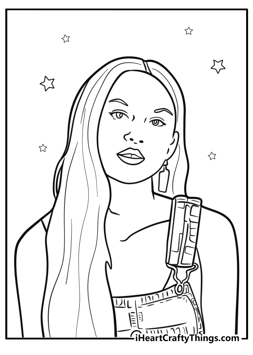 oliva rodrigo coloring pages printble oliva rodrigo coloring pages printble