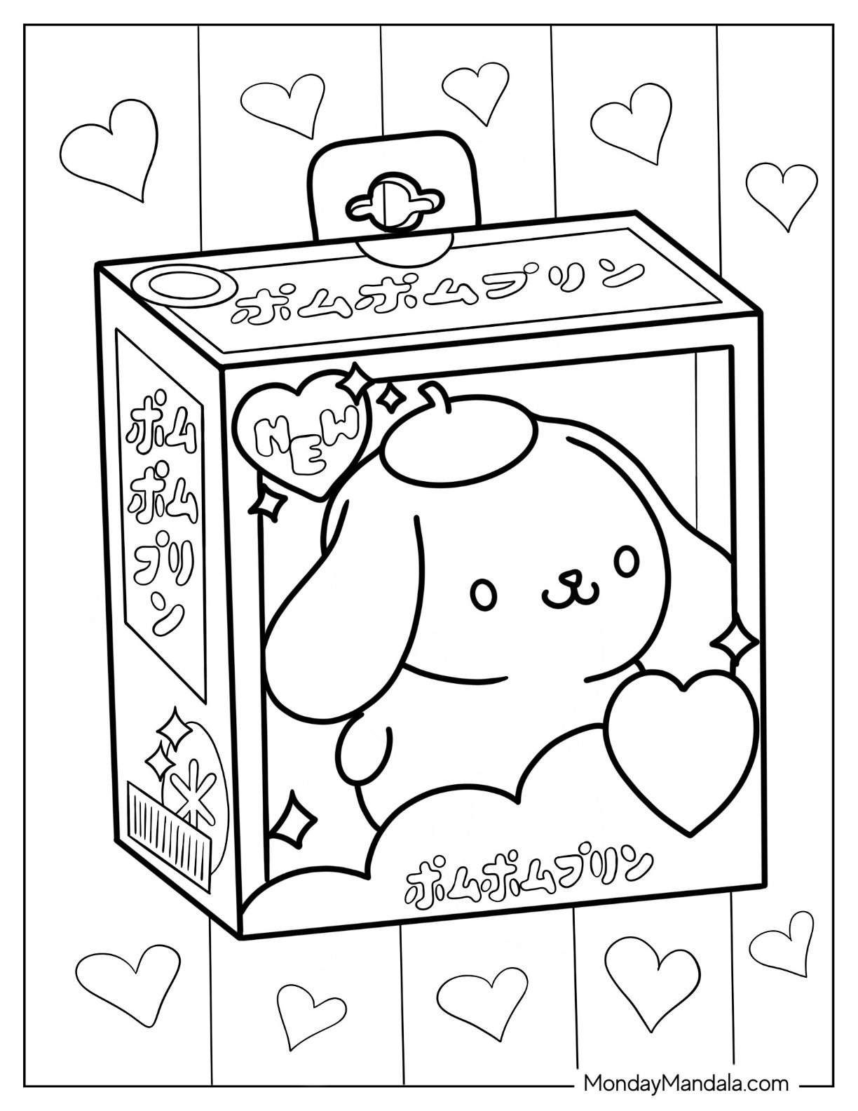 pompompurin coloring pages pompompurin coloring pages