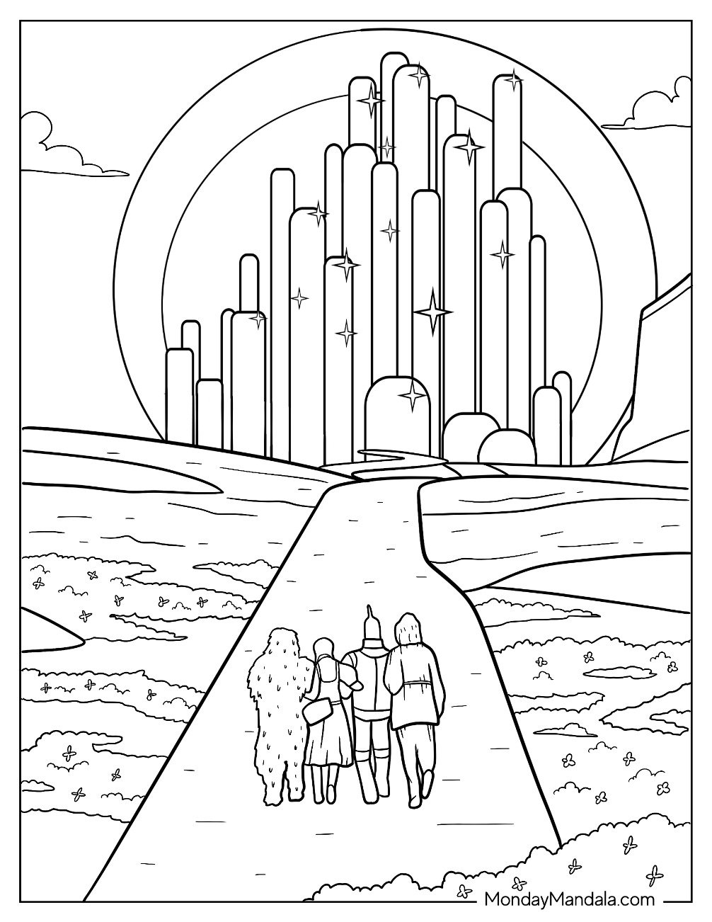 20 Wizard Of Oz Coloring Pages Free PDF Printables 20 Wizard Of Oz Coloring Pages Free PDF Printables