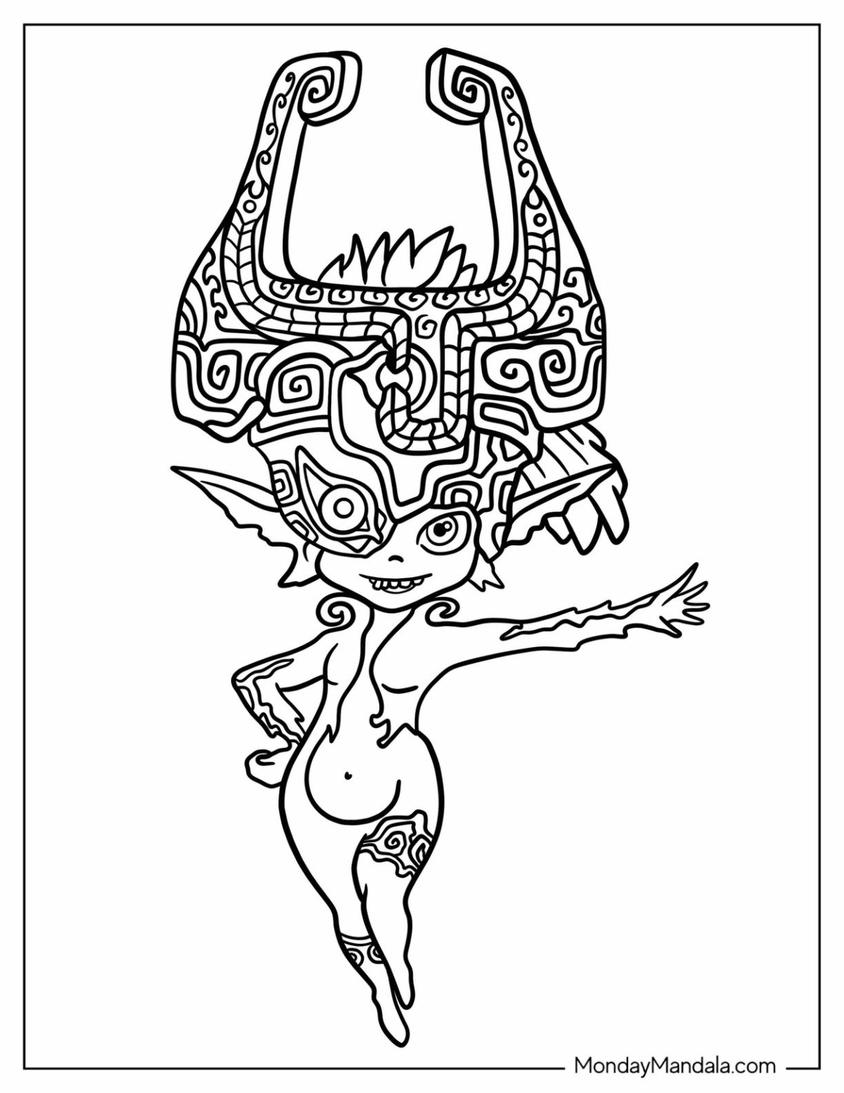 20 Zelda Coloring Pages Free PDF Printables 