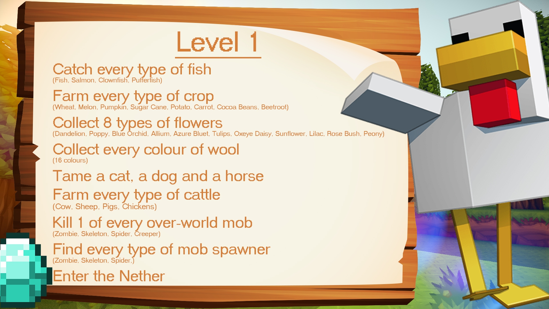 minecraft survival to do list minecraft survival to do list