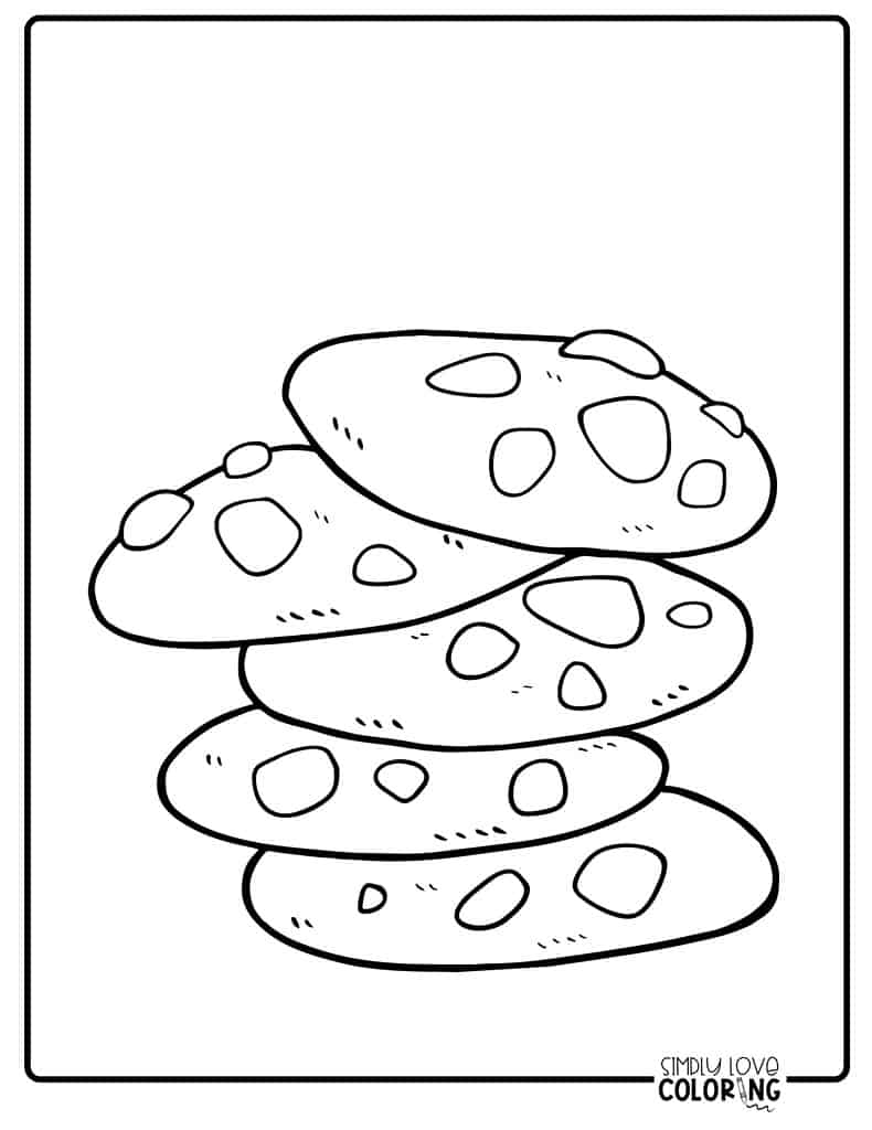 21 Cute Cookie Coloring Pages Free PDF Printables Simply Love Coloring