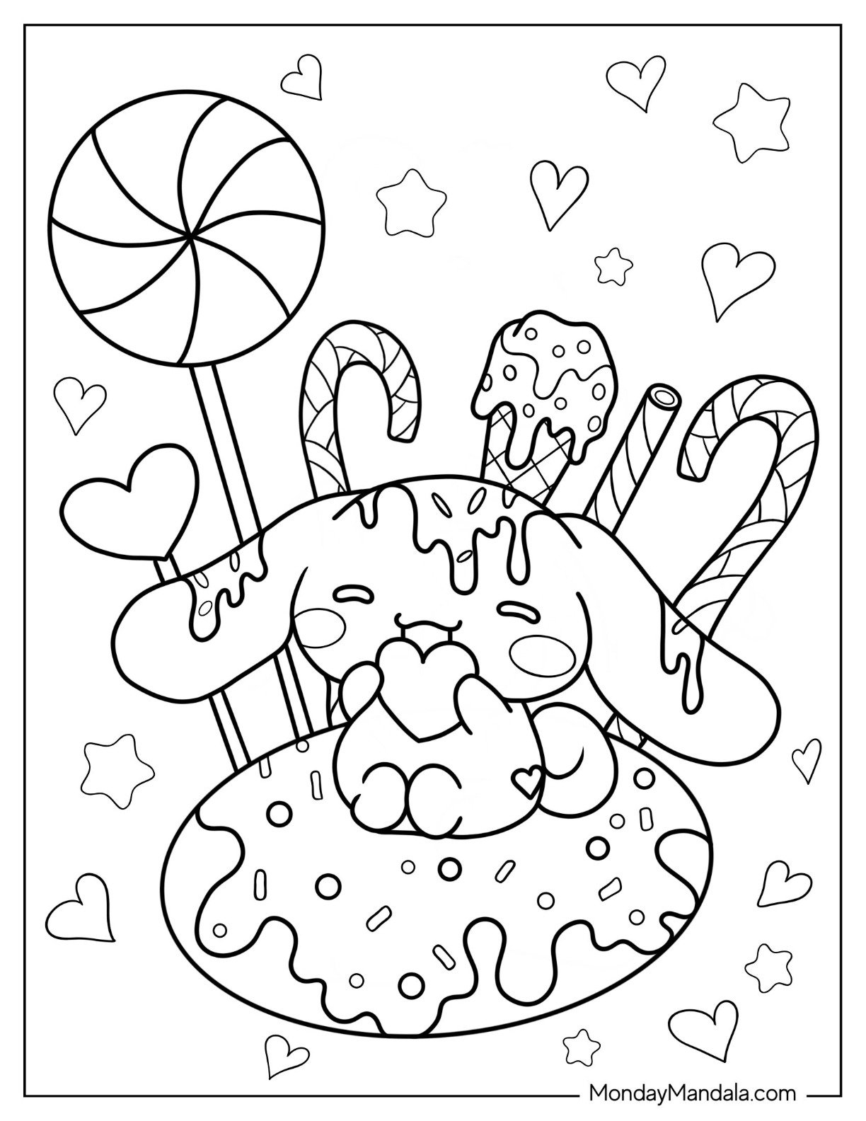 22 Cinnamoroll Coloring Pages Free PDF Printables 