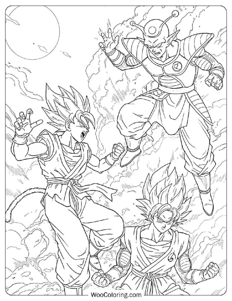22 Goku Coloring Pages Free PDF To Print Woo Coloring