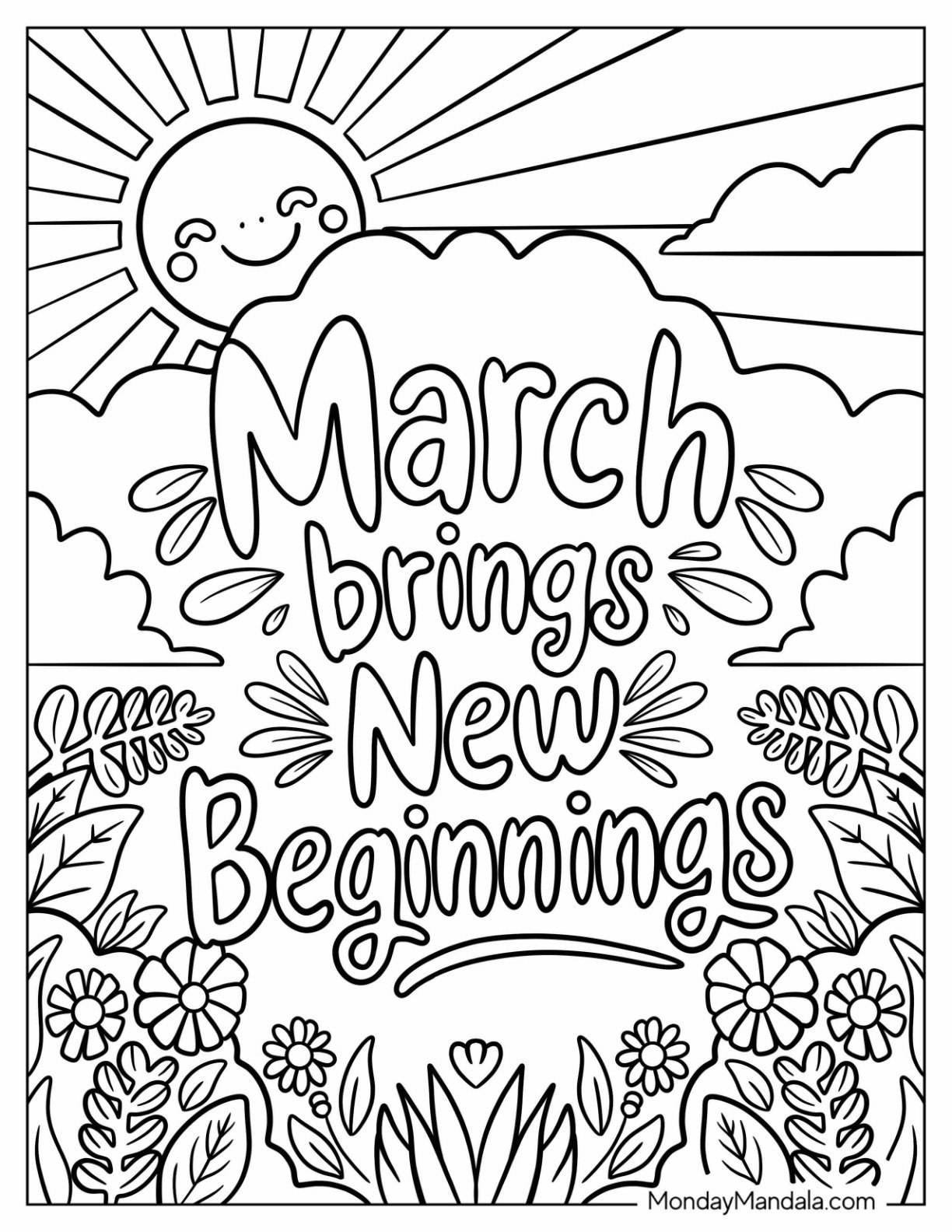 22 March Coloring Pages Free PDF Printables