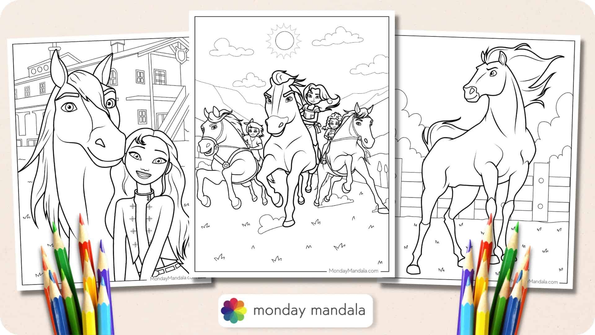 spirit coloring pages