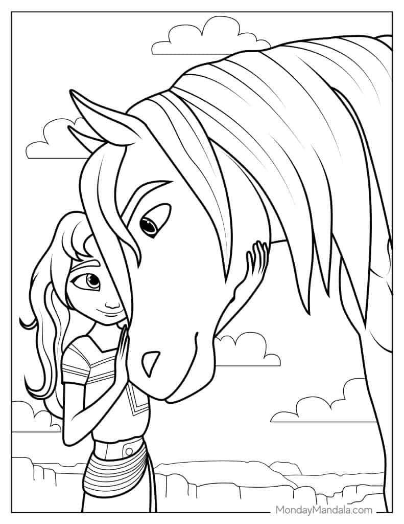 22 Spirit Coloring Pages Free PDF Printables 