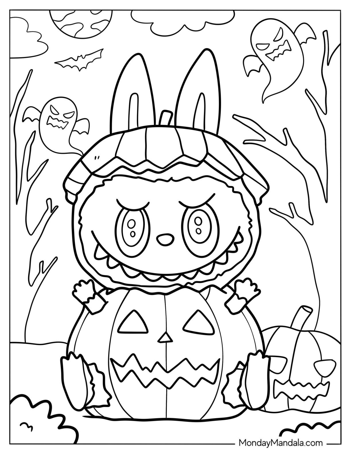 labubu coloring pages