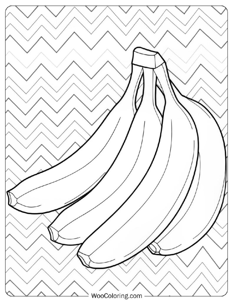 24 Banana Coloring Pages Free PDF To Print Woo Coloring