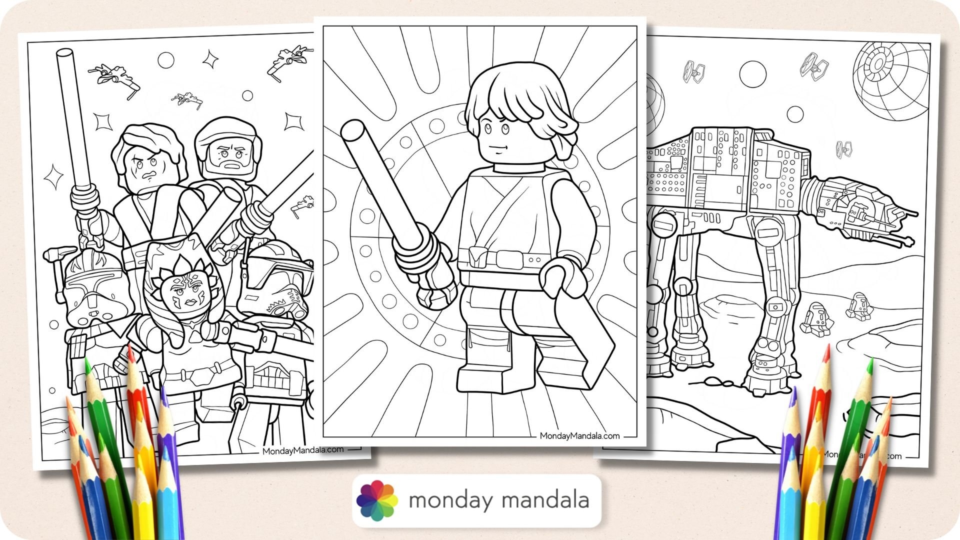 star wars coloring pages lego