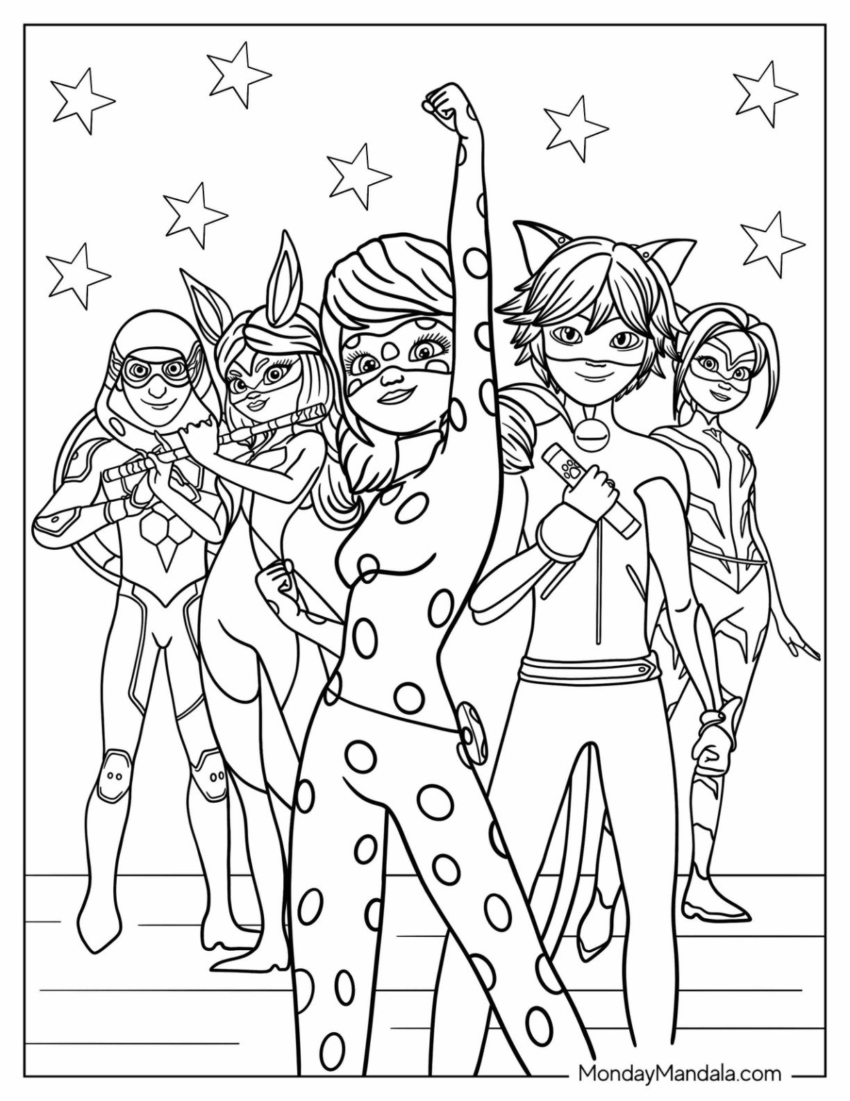 ladybug coloring page