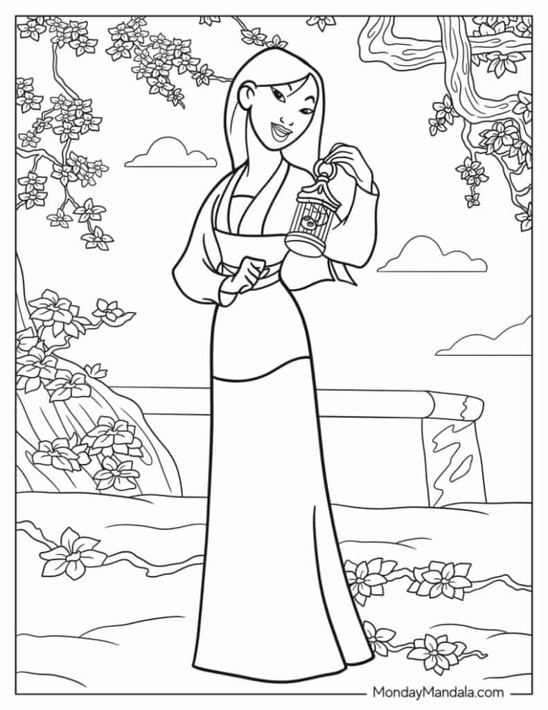 24 Mulan Coloring Pages Free PDF Printables 24 Mulan Coloring Pages Free PDF Printables