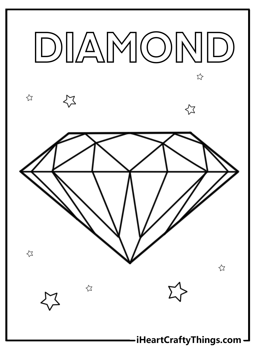 24 New Diamond Coloring Pages 100 Free To Print 24 New Diamond Coloring Pages 100 Free To Print