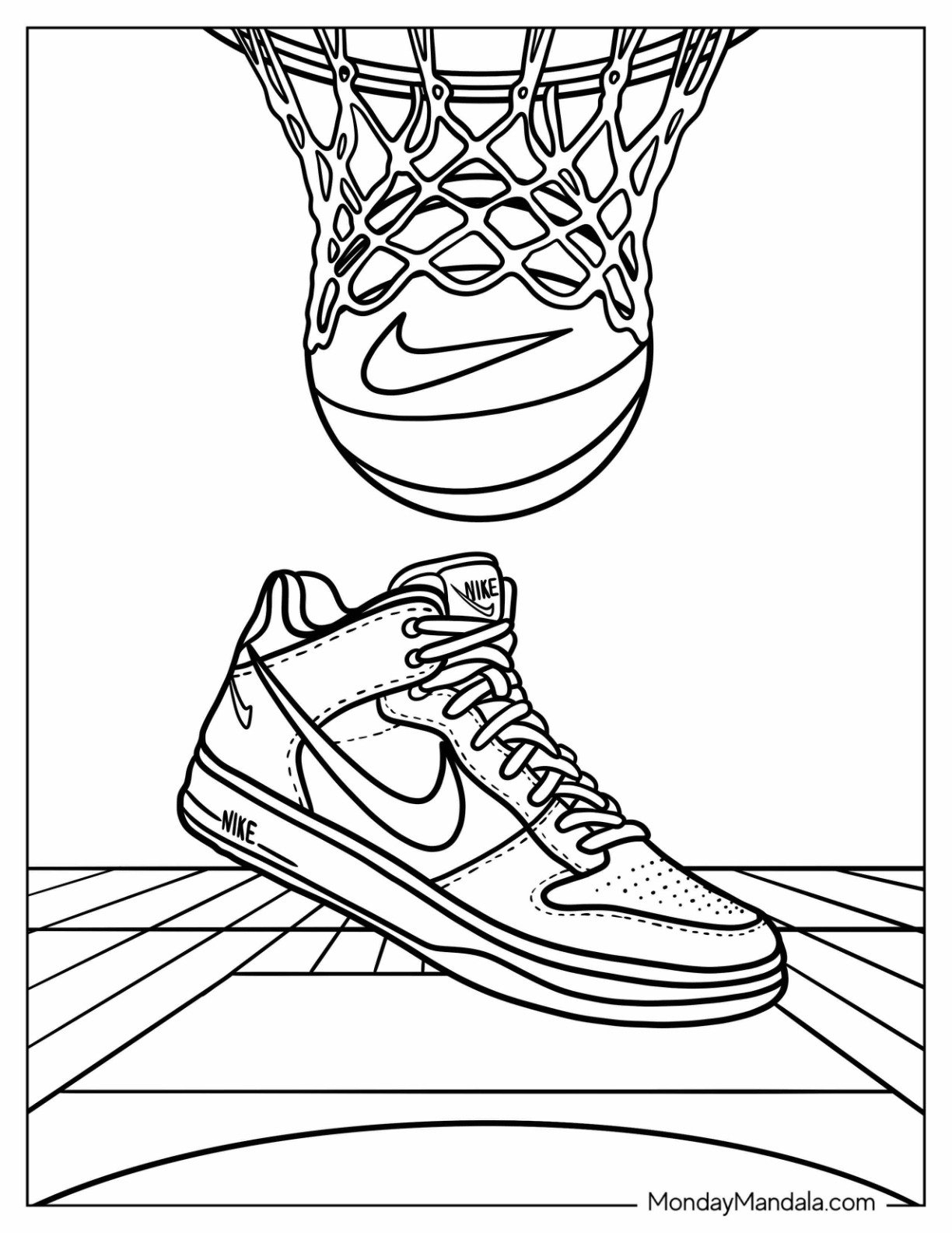 24 Nike Coloring Pages Free PDF Printables 24 Nike Coloring Pages Free PDF Printables