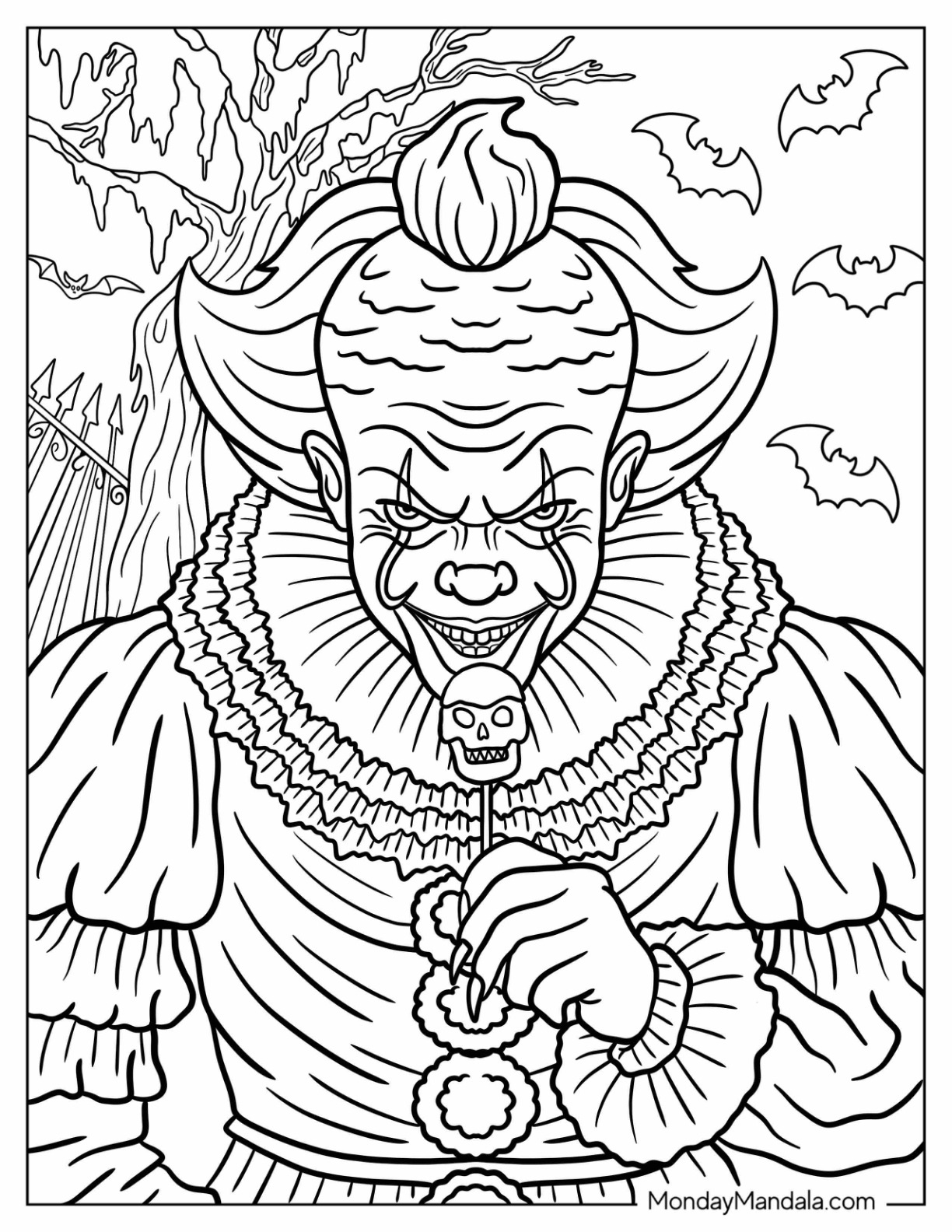 24 Pennywise Coloring Pages Free Coloring Pages 
