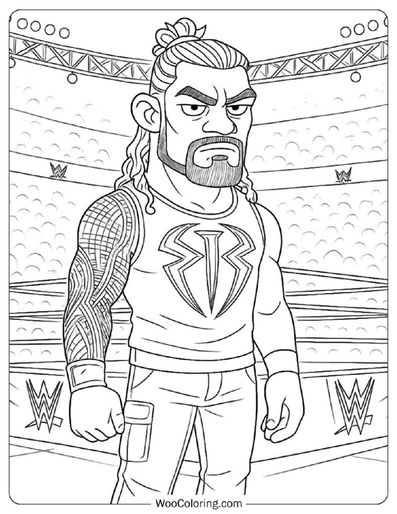 coloring pages of wwe coloring pages of wwe