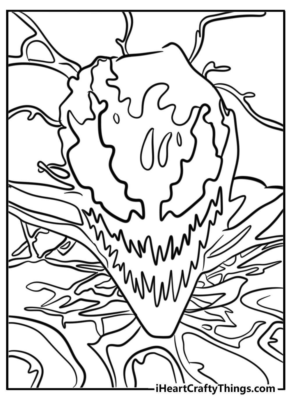 carnage coloring pages