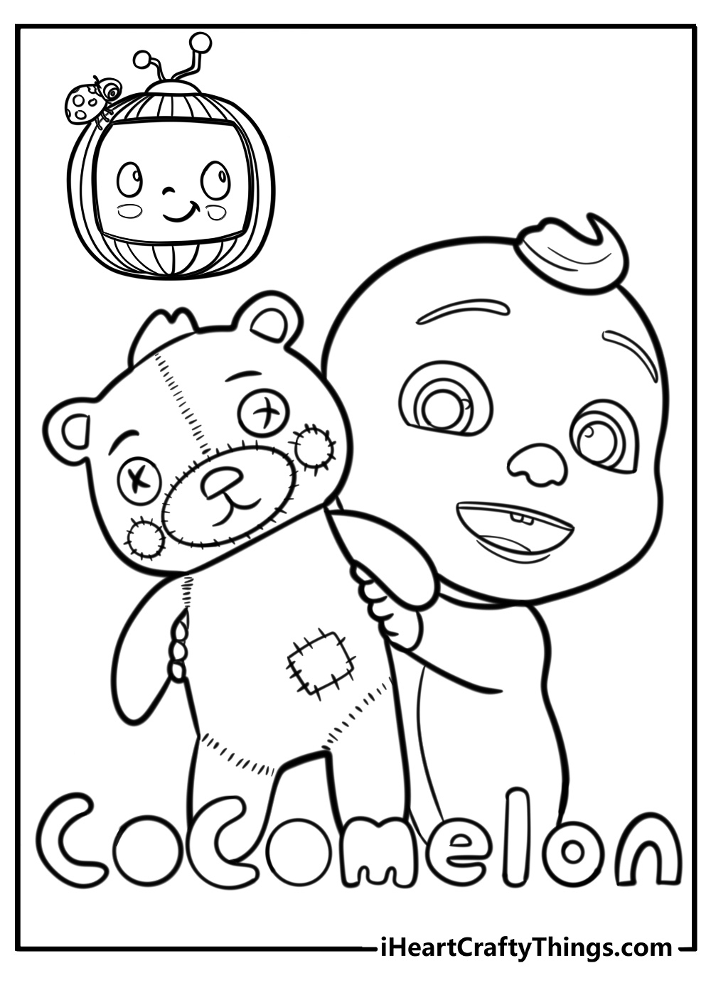cocomelon coloring page