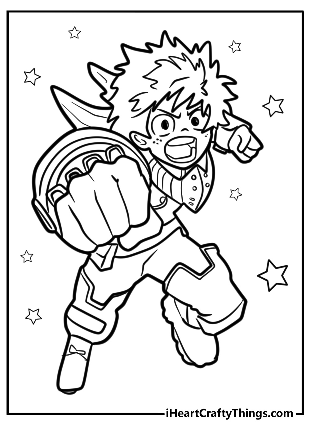 25 Deku Coloring Pages Printable Free PDFs For Kids 