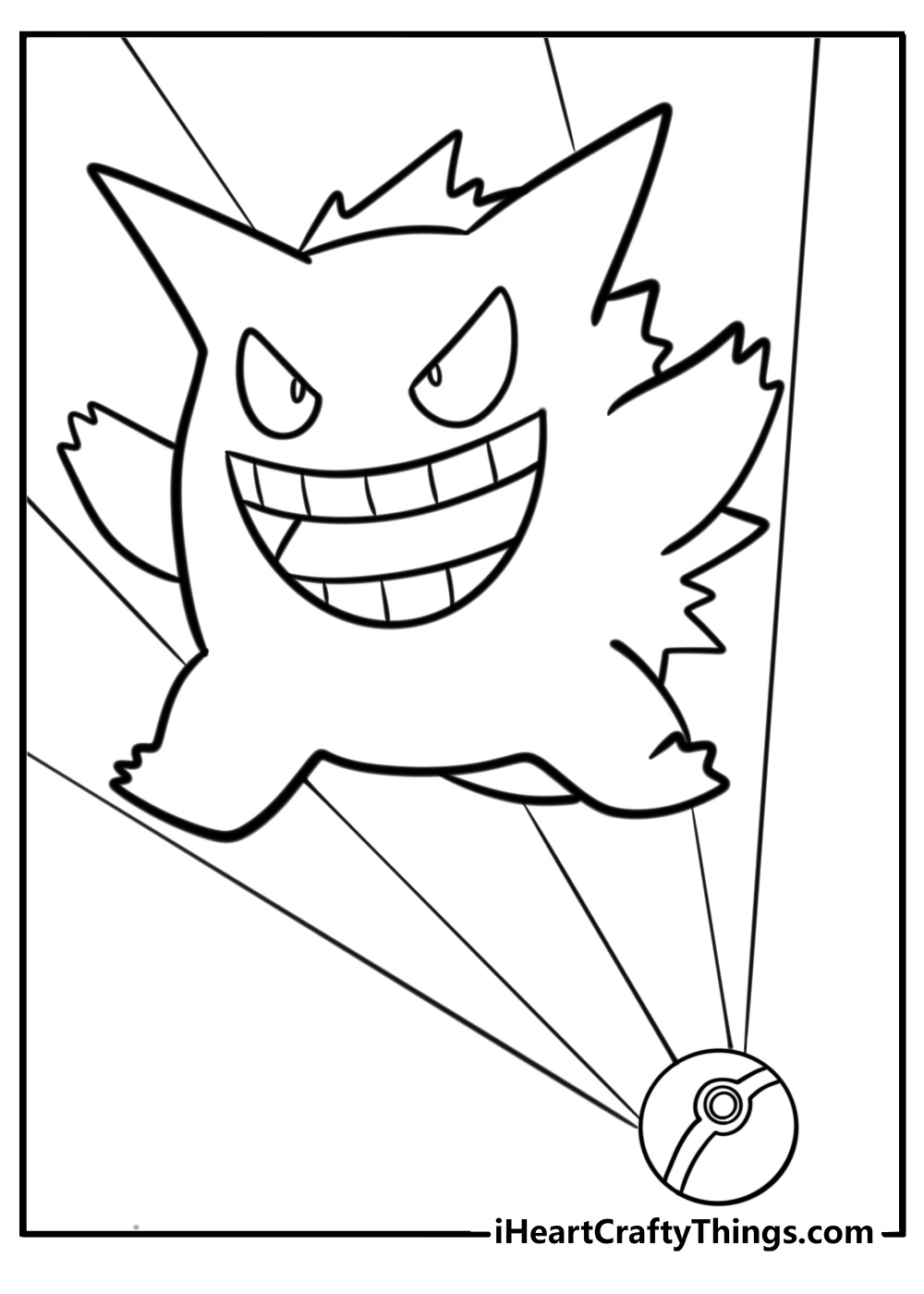 25 Gengar Coloring Pages Free Printable PDFs For All Fans 