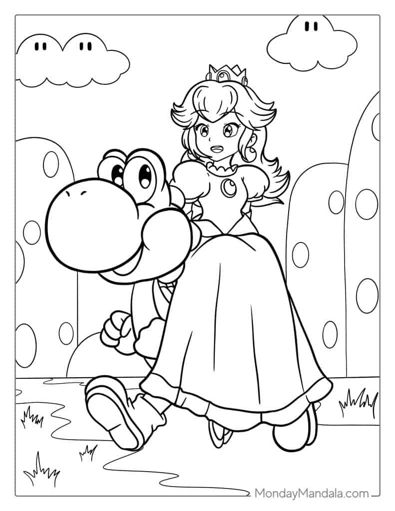 25 Princess Peach Coloring Pages Free PDF Printables 25 Princess Peach Coloring Pages Free PDF Printables