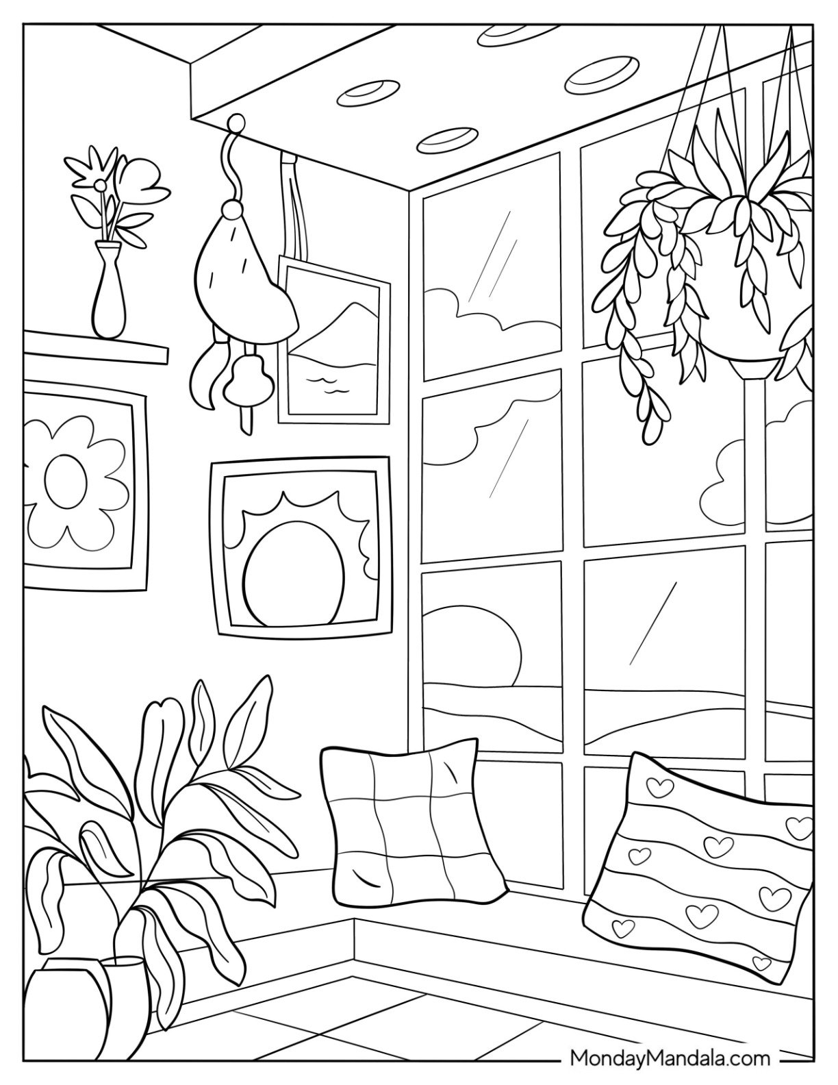 26 Aesthetic Coloring Pages Free PDF Printables 