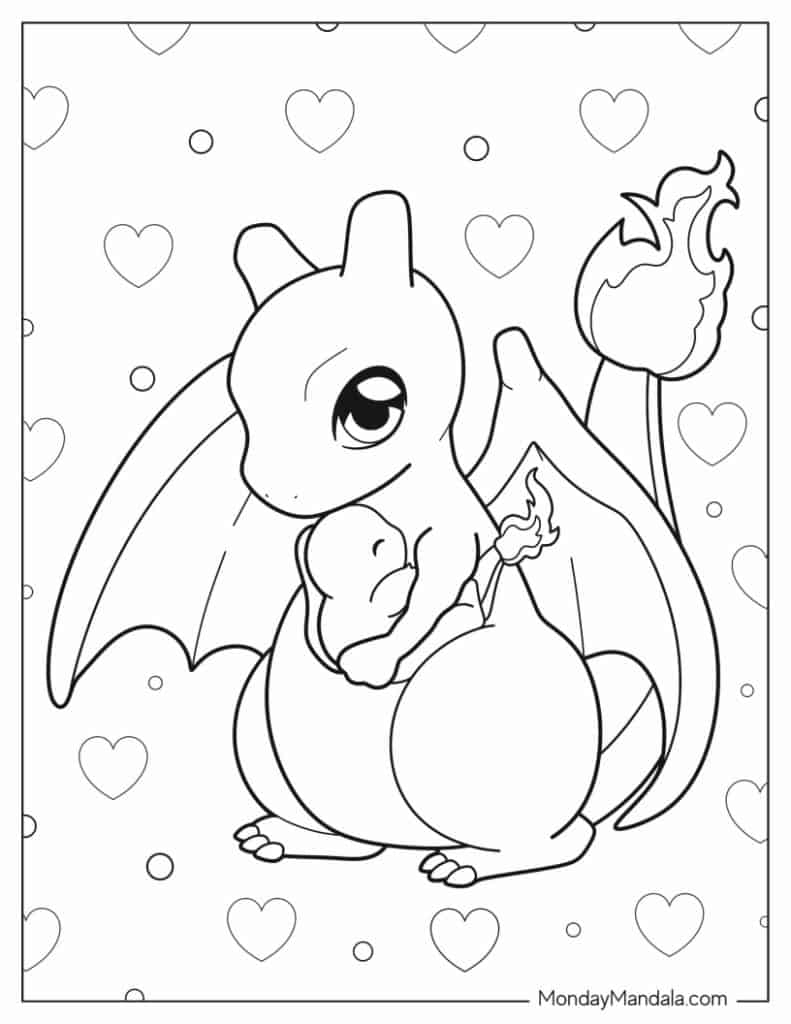charizard pokemon coloring pages