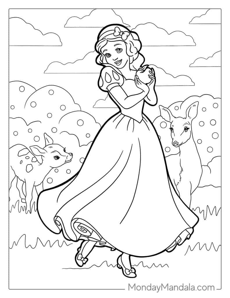 26 Snow White Coloring Pages Free PDF Printables 26 Snow White Coloring Pages Free PDF Printables