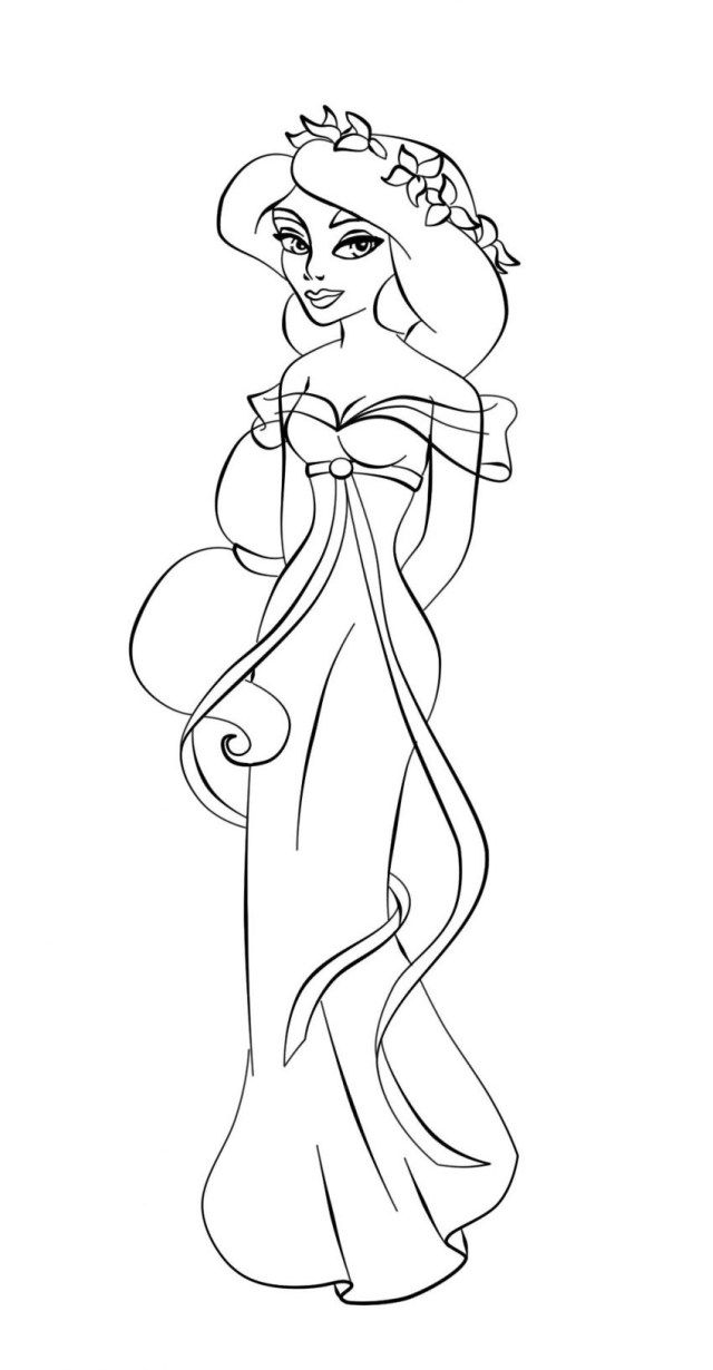 princess jasmine coloring pages princess jasmine coloring pages