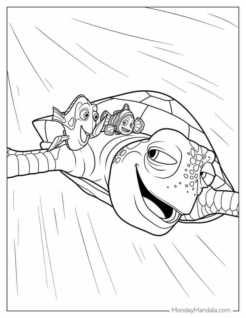 finding nemo coloring pages