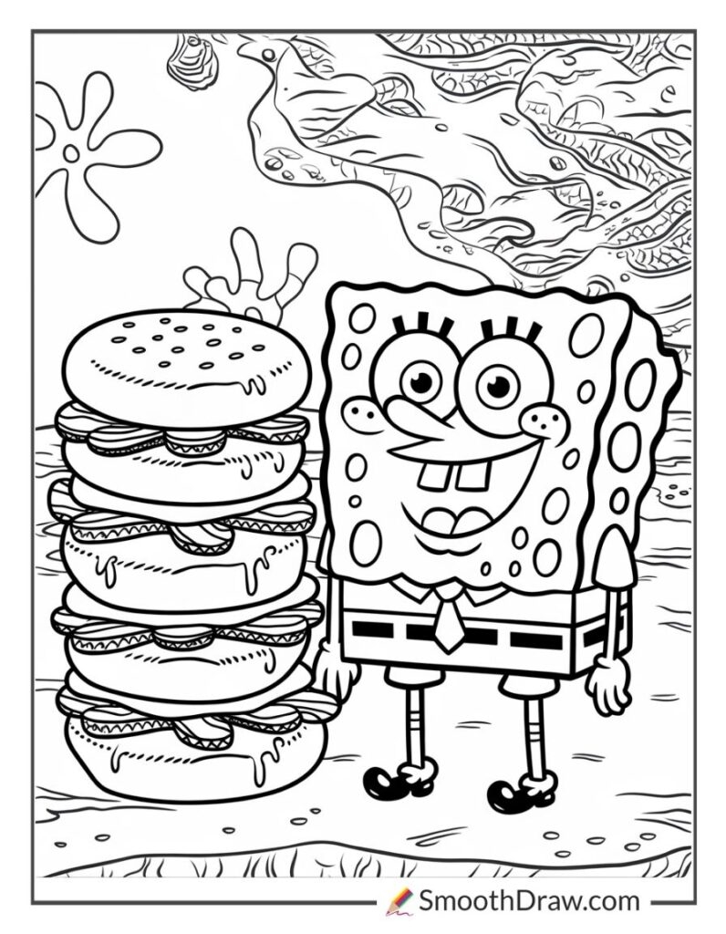 sponge bob coloring pages