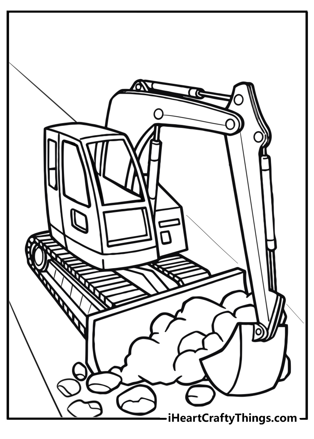 29 New Excavator Coloring Pages 100 Free To Print 